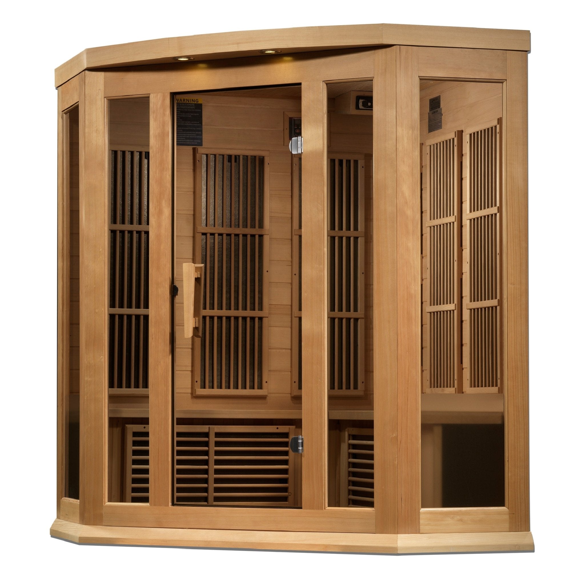 Maxxus 3-Person Near-Zero EMF FAR Infrared Corner Sauna MX-K356-01-ZF product image