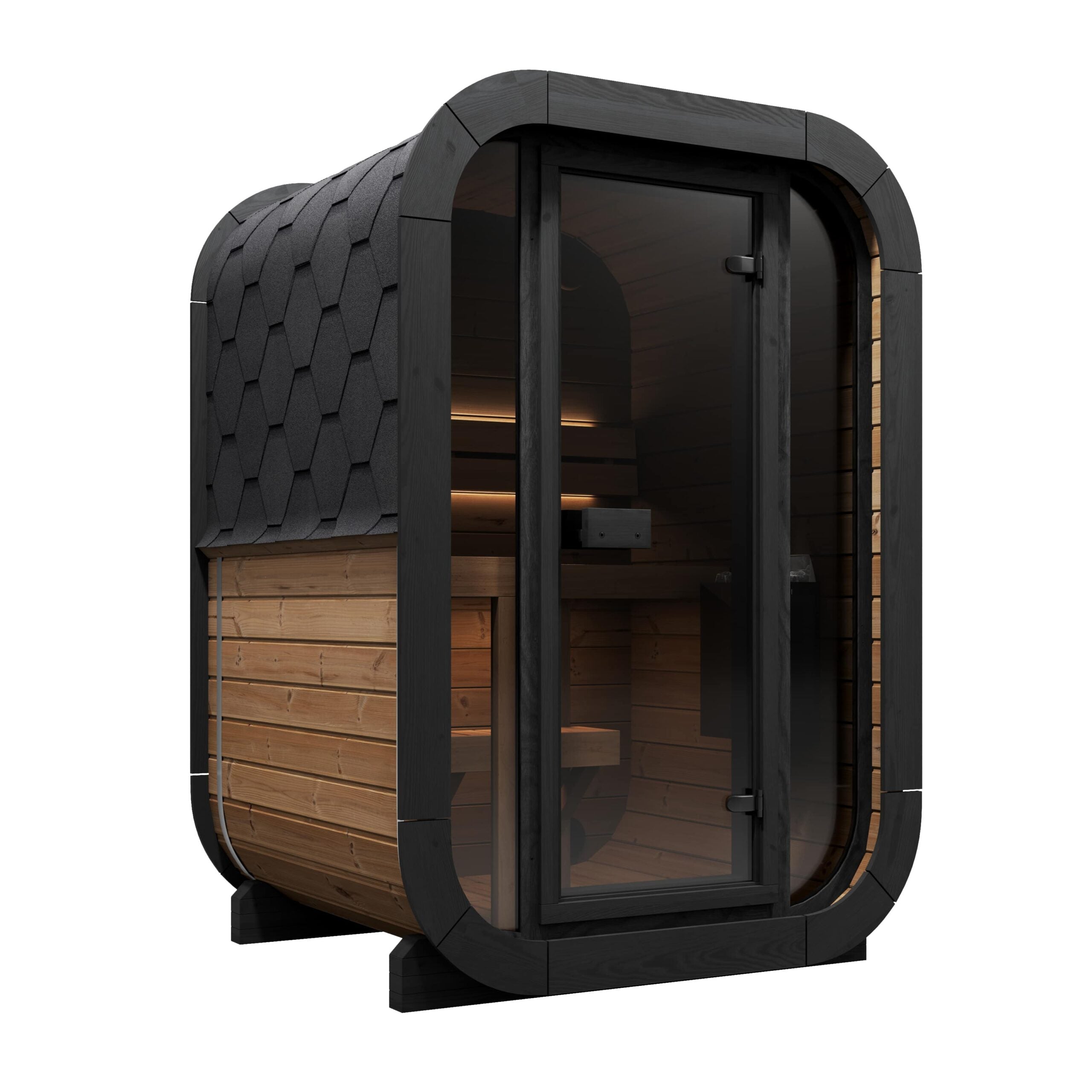 SaunaLife CL3G 2-Person Sauna with Glass Front product image
